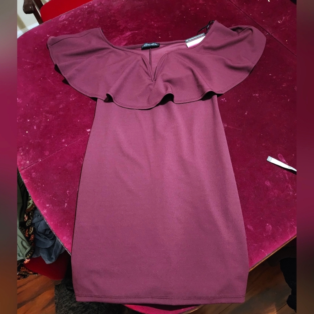 Burgundy Dress
